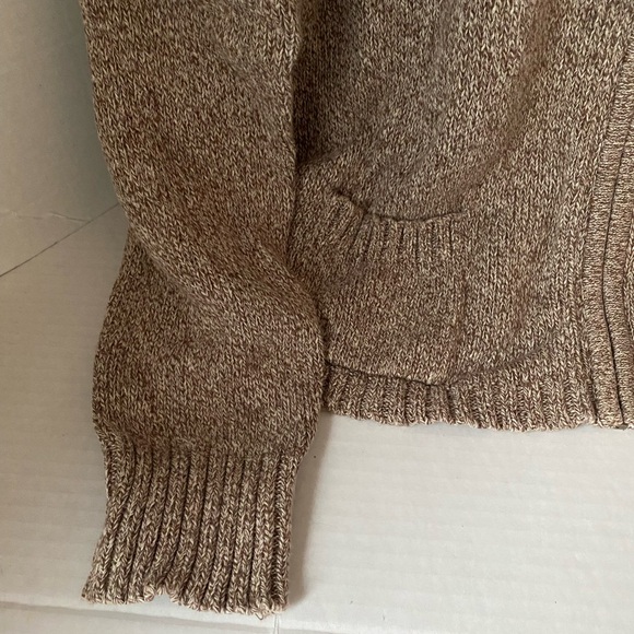 Eddie Bauer Zip-Up Sweater Brown Size XL - Picture 7 of 15